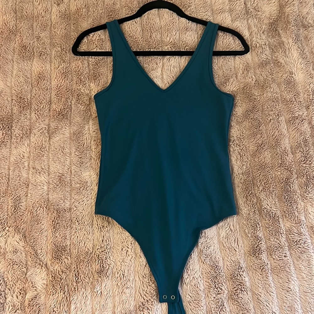Abercrombie and fitch teal bodysuit (size Small)